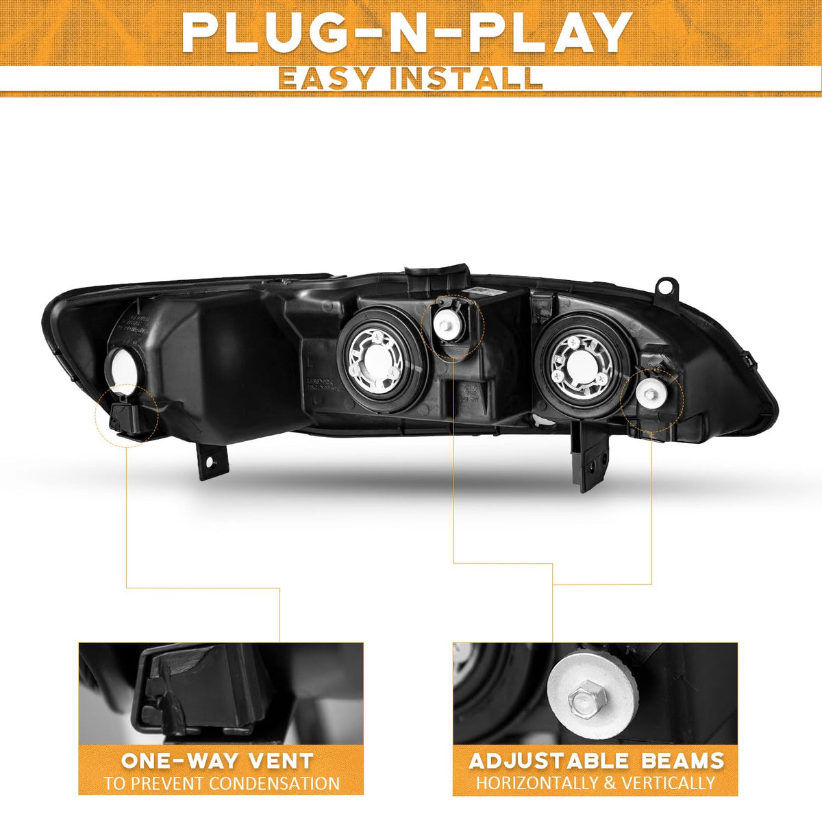 Headlights Assembly H843
