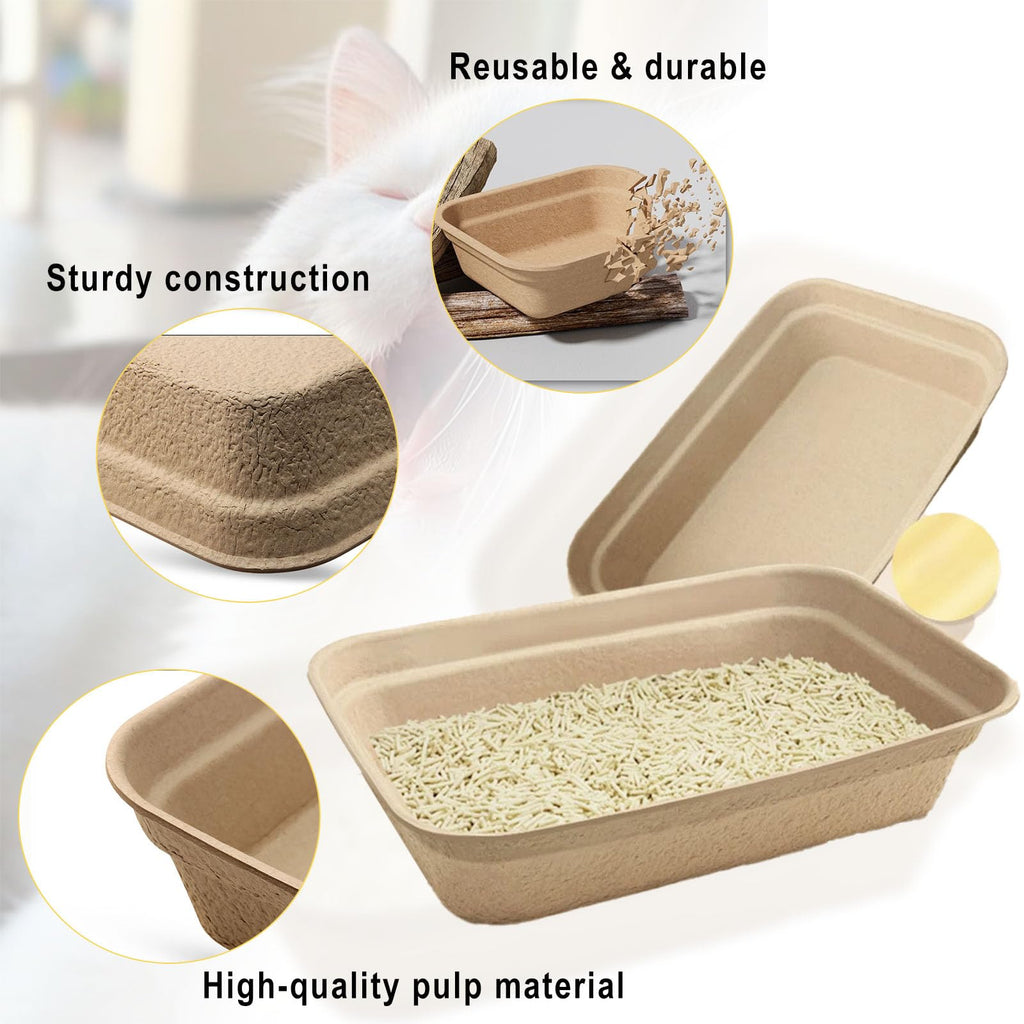 8 Pack Disposable Cat Litter Box G104464
