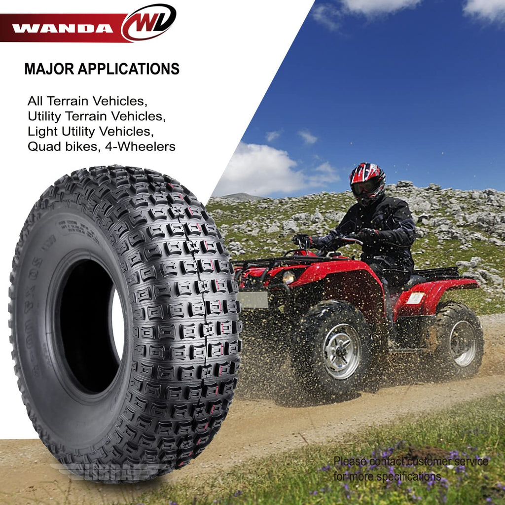 Set 2 ATV Tires 20x7-8 4PR V226