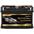 Group Size 48 AGM Car Battery, 12V 70 AH, 800 CCA B353275
