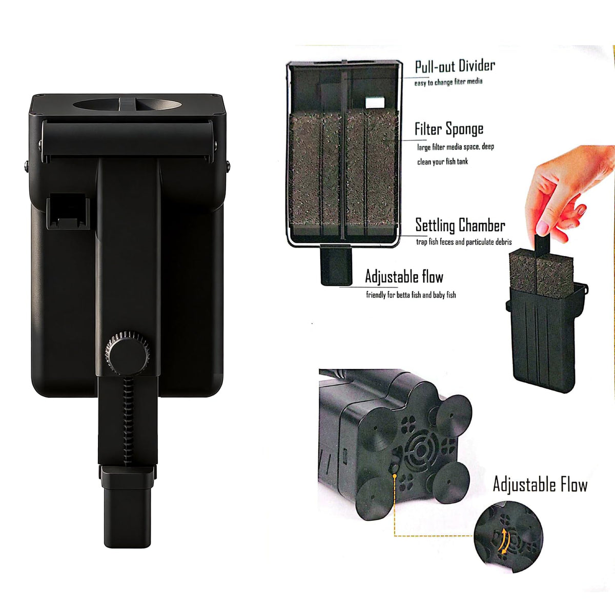 5 Gallon Plastic Aquarium Starter Kit with Filter and LED Light F95900