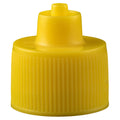 Yellow Luer Lock Bottle Cap 20-410, Bag of 10 C81254