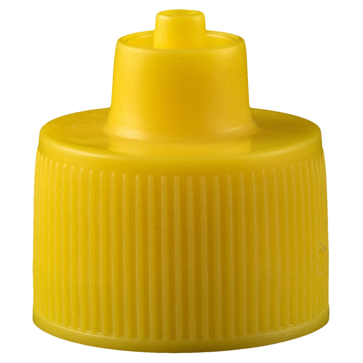 Yellow Luer Lock Bottle Cap 20-410, Bag of 10 C81254