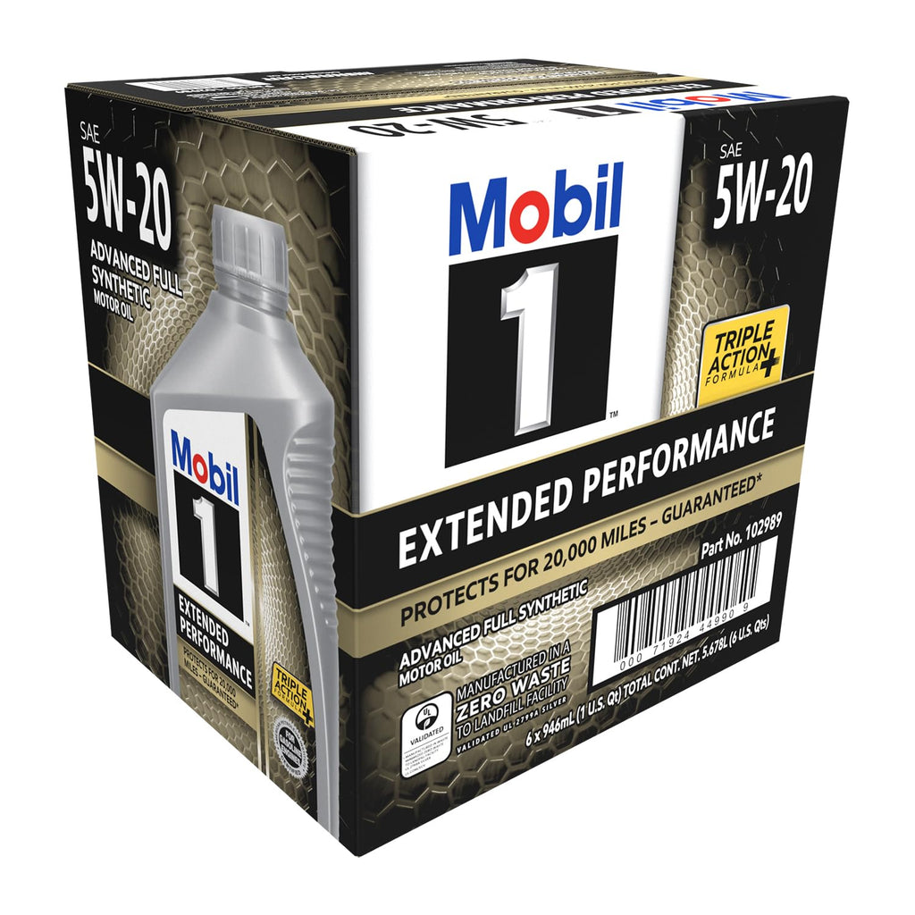 Full Synthetic Motor Oil 5W-20, 1 Quart (6-pack) J205