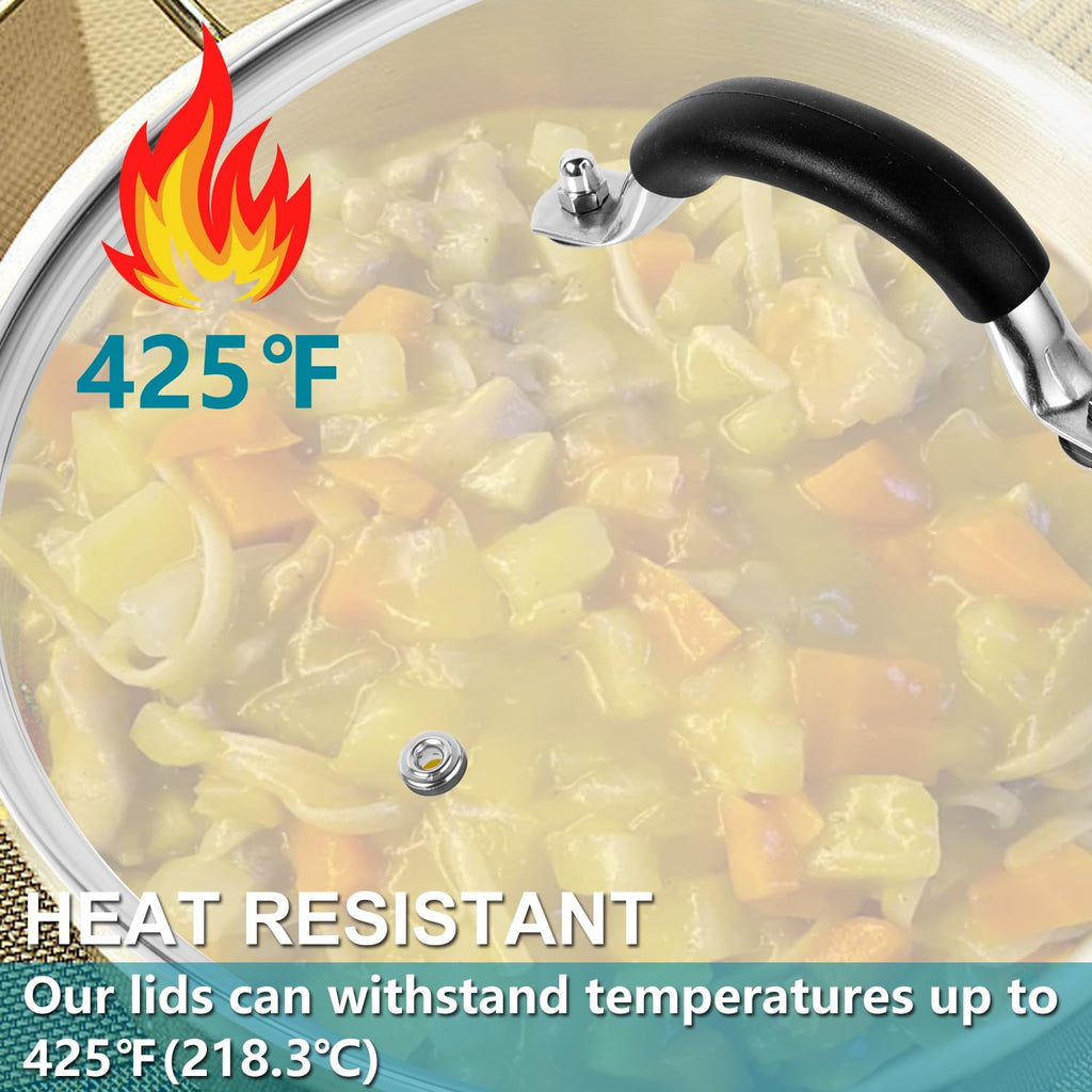 10.25 Inch Tempered Glass Lid with Steam Vent Z4984