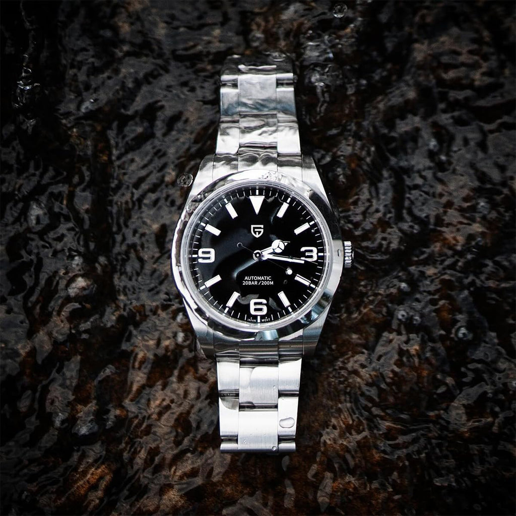 Automatic Diver Watch Sapphire Glass Stainless Steel 40MM Waterproof Wrist Watch U5406