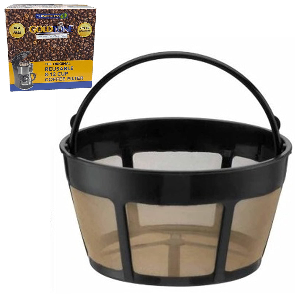 Reusable 8-12 Cup Basket Coffee Filter BPA Free W78092