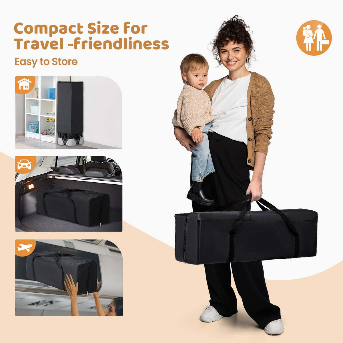 5-in-1 Pack and Play with Bassinet and Changing Table S852912