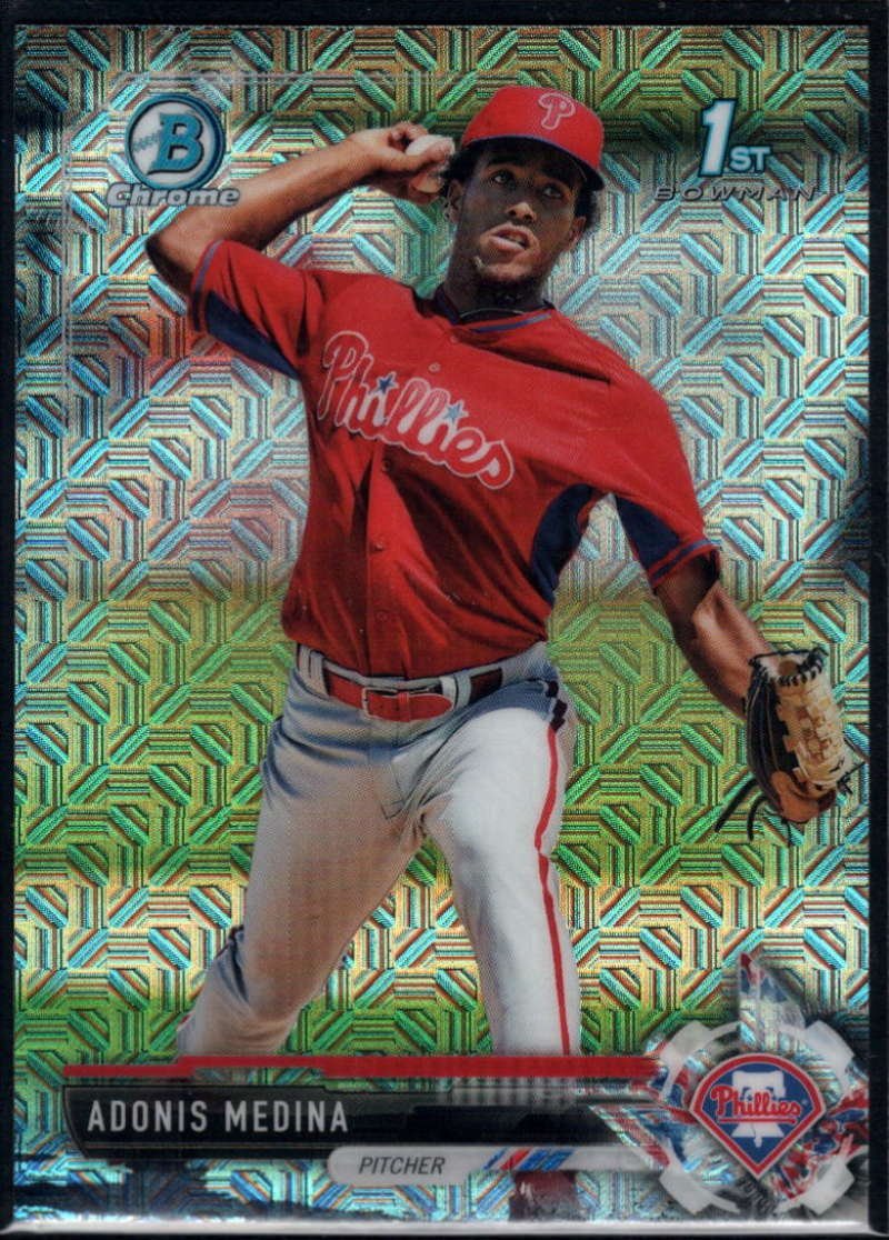 Baseball MLB 2017 Bowman Chrome Mega Box #BCP104 Adonis Medina #BCP104 NM Near Mint Phillies H88993