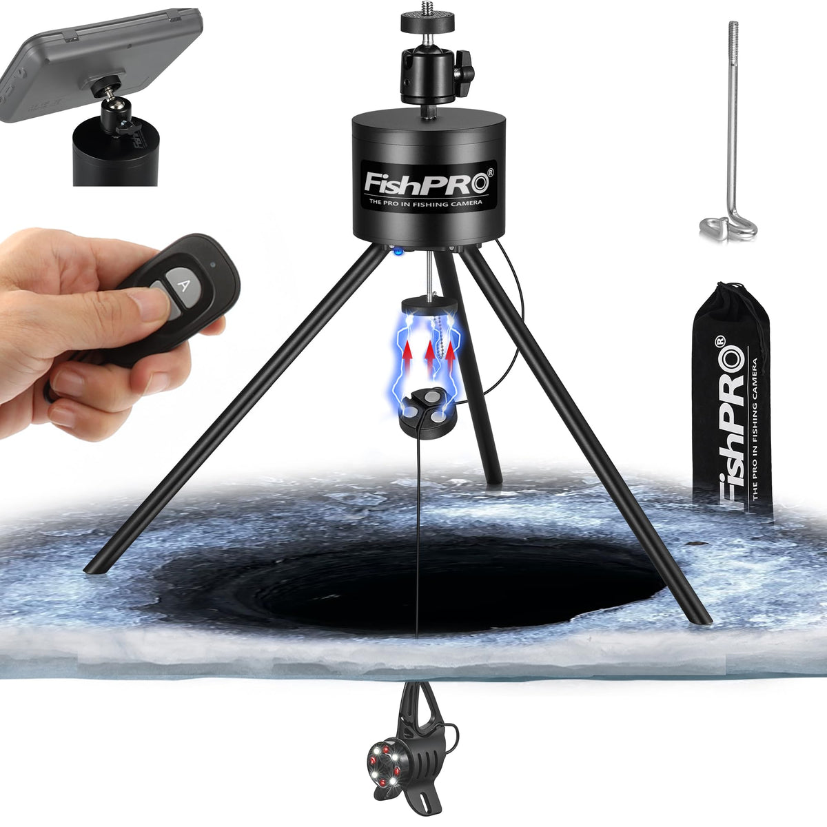 Underwater Fishing Camera Tripod D5261