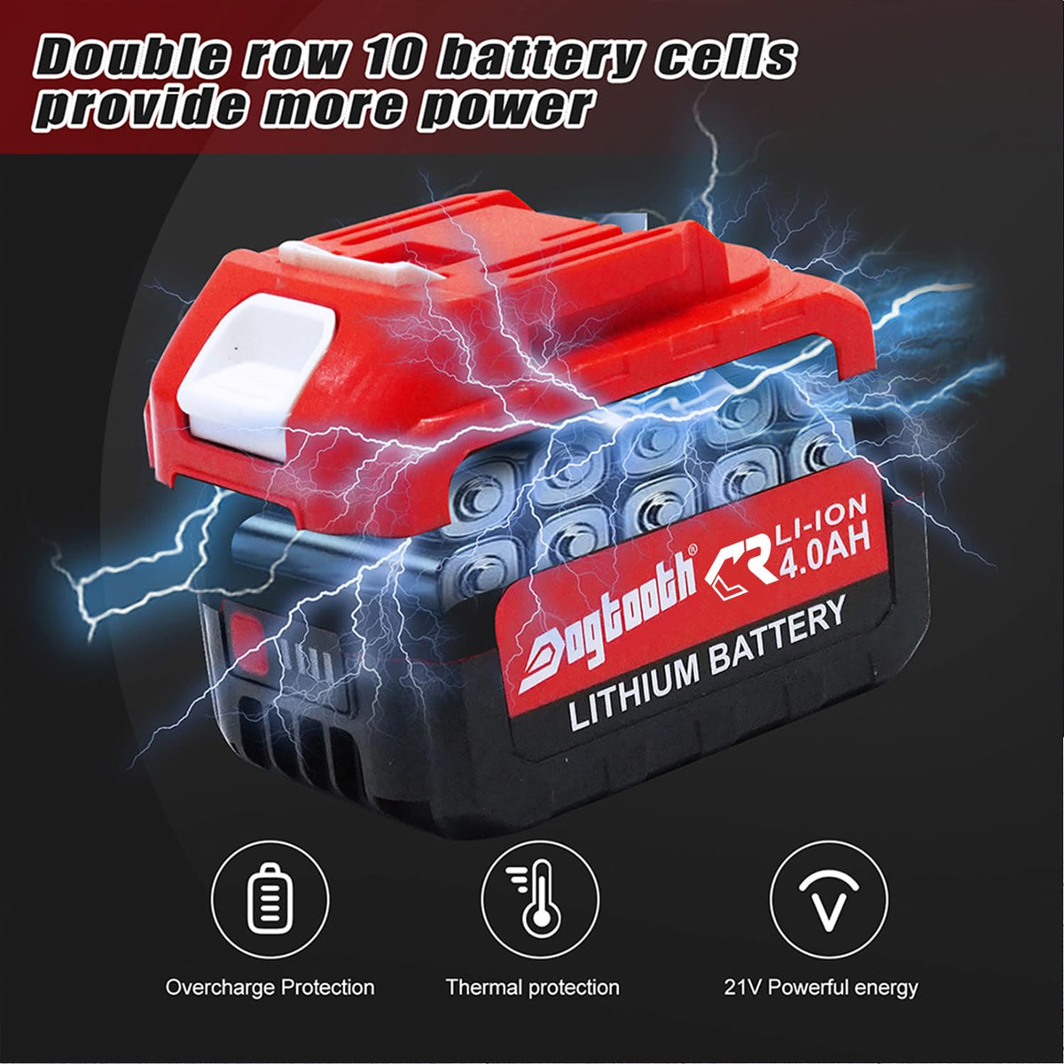 21V Cordless Drill Driver Electric Screwdriver Set with 2 Batteries and Charger K141729