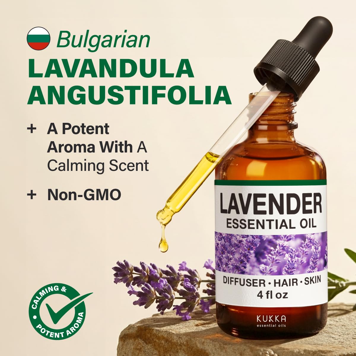 Rose & Lavender Essential Oils Set 2x4 fl oz P790
