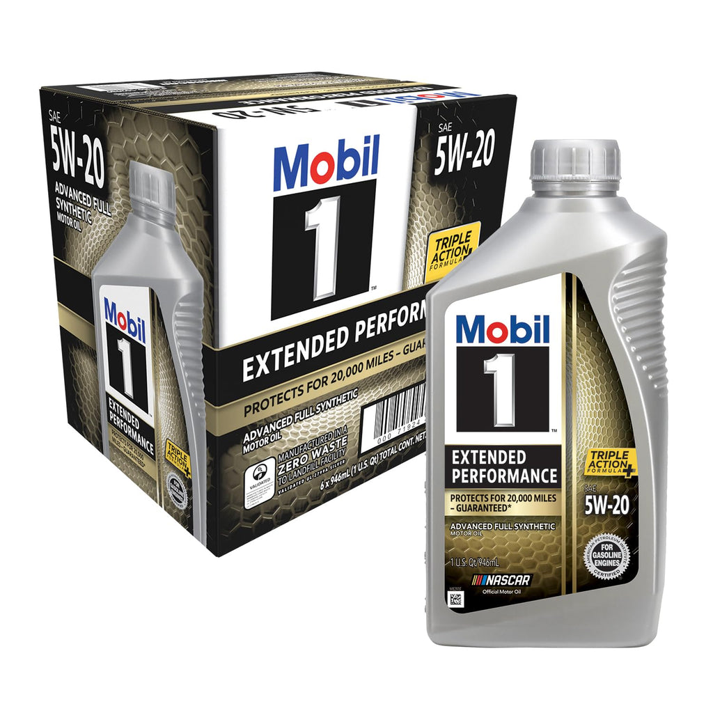 Full Synthetic Motor Oil 5W-20, 1 Quart (6-pack) J205
