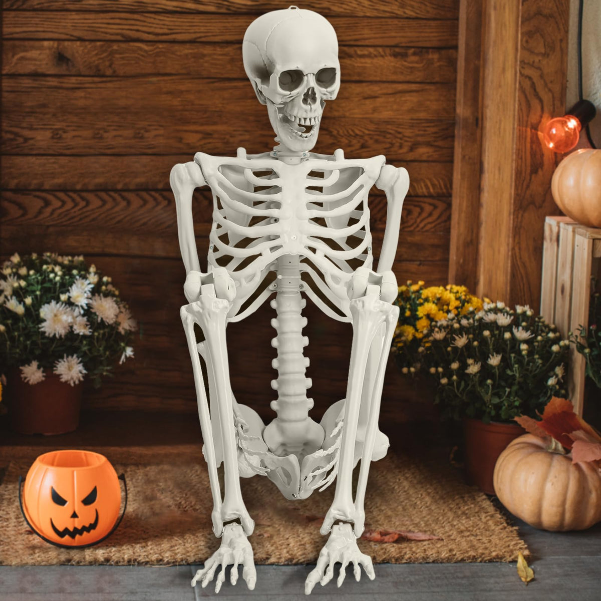 5.4ft Posable Life Size Skeleton G752126