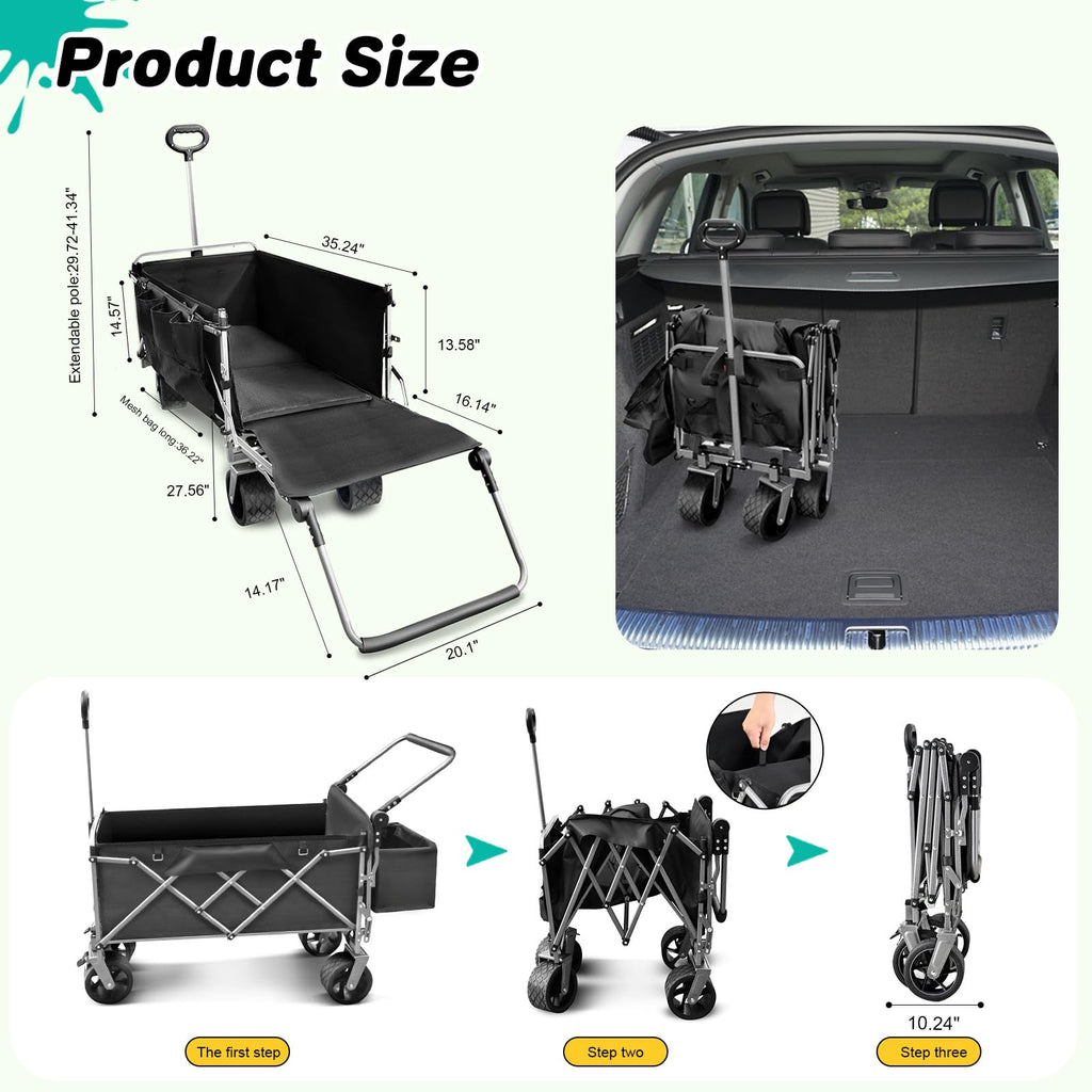 Large Dog Wagon Cart C35677