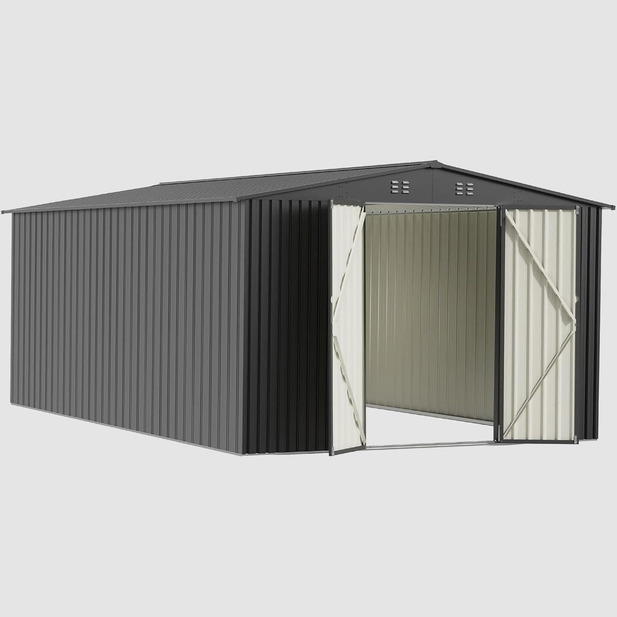 10x14 FT Metal Storage Shed F4626