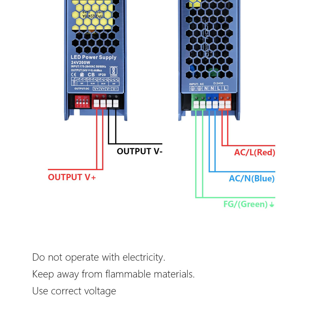 24V 200W LED Driver Switching Power Supply G1934