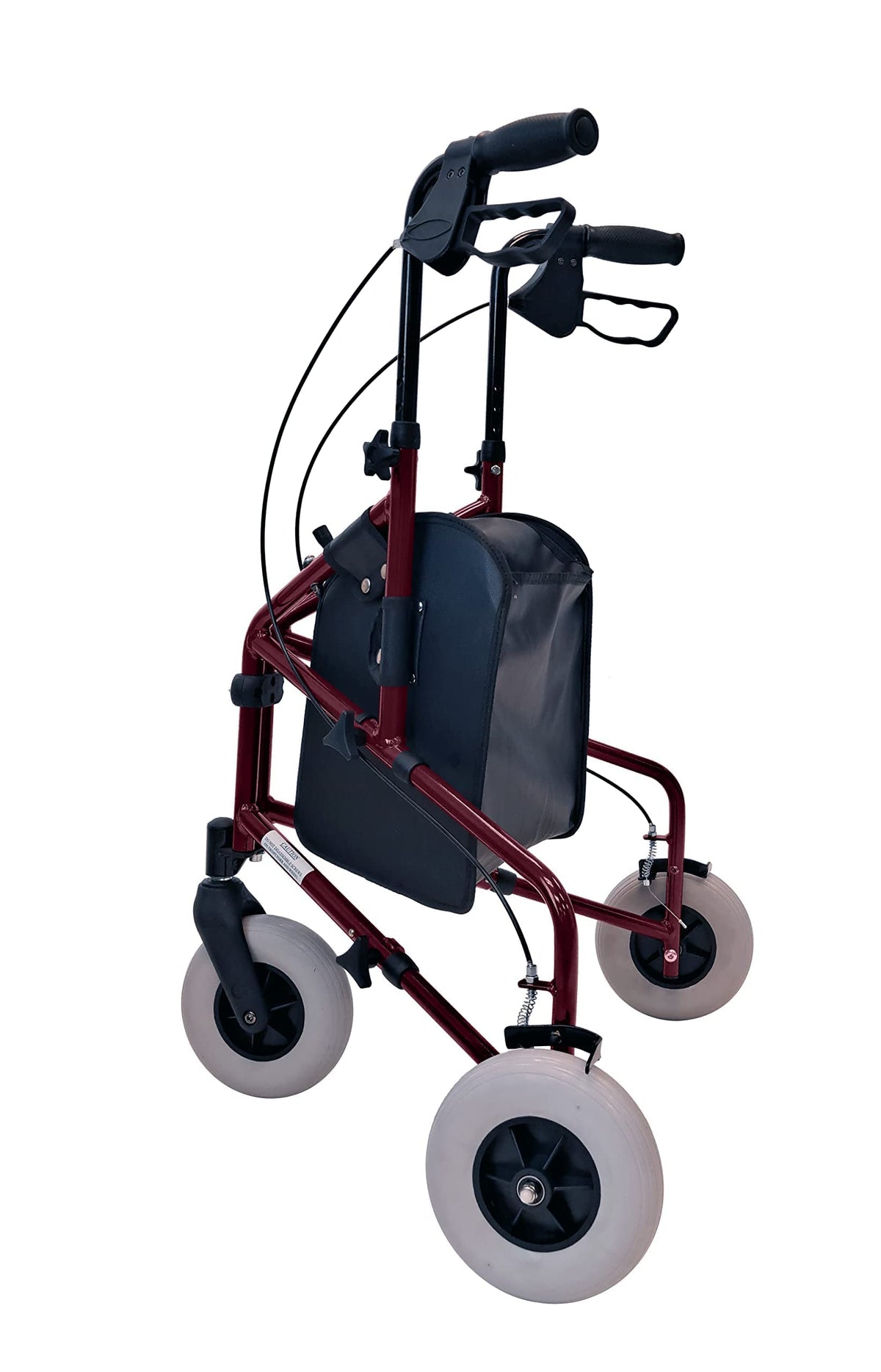 Lightweight Retractable 3 Wheel Walker with Balloon Tires C1156
