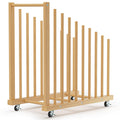 Art Canvas Storage Rack with Wheels and Handle D609