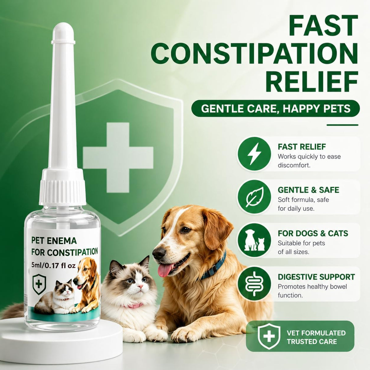 Disposable Enema Kit for Cats and Dogs 4 Pack I5157
