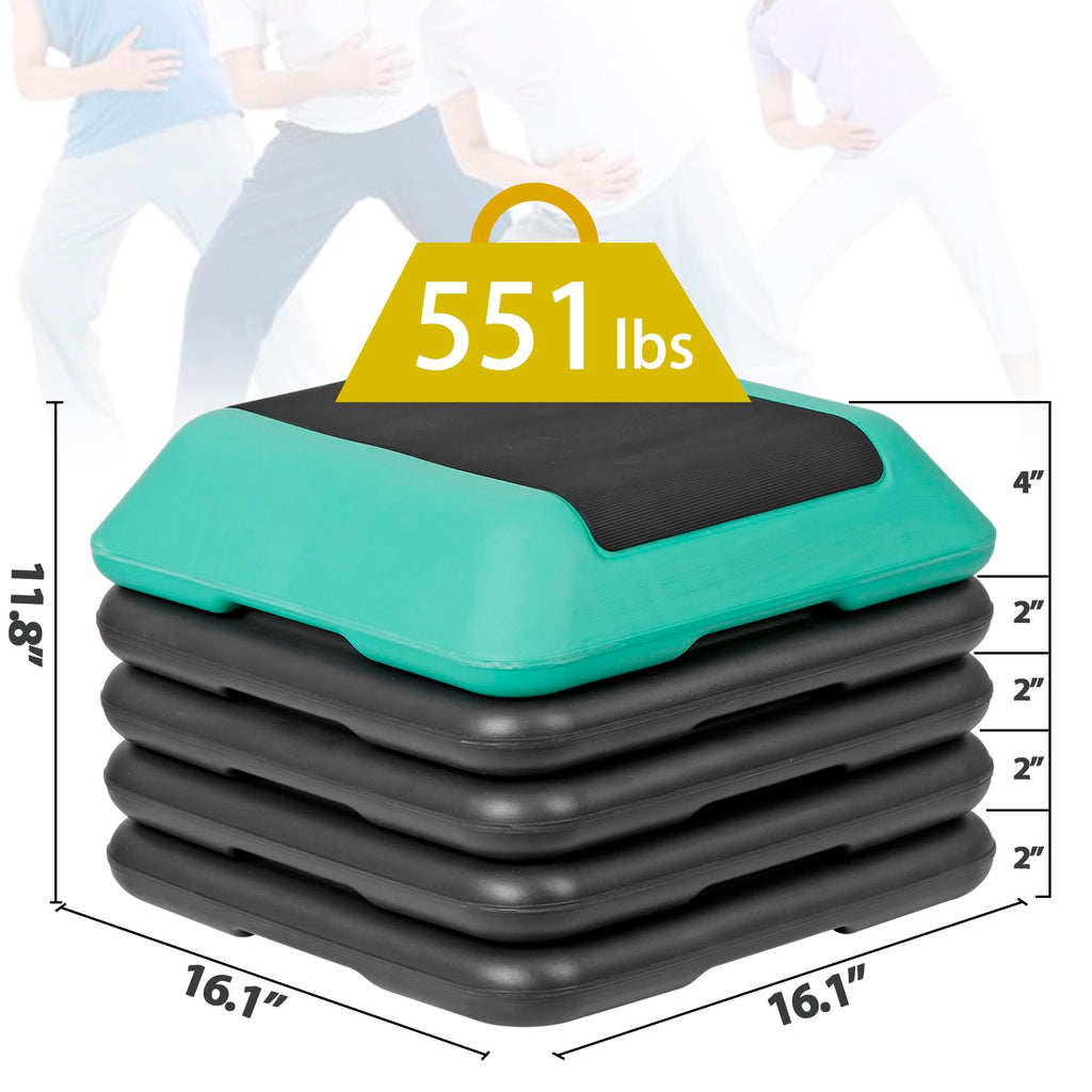 Adjustable Height Aerobic Step Platform B77619