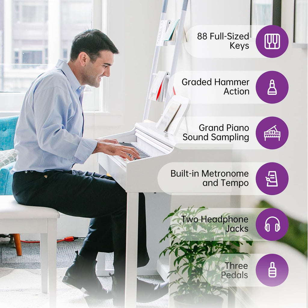88-Key Weighted Action Digital Piano Keyboard B64766
