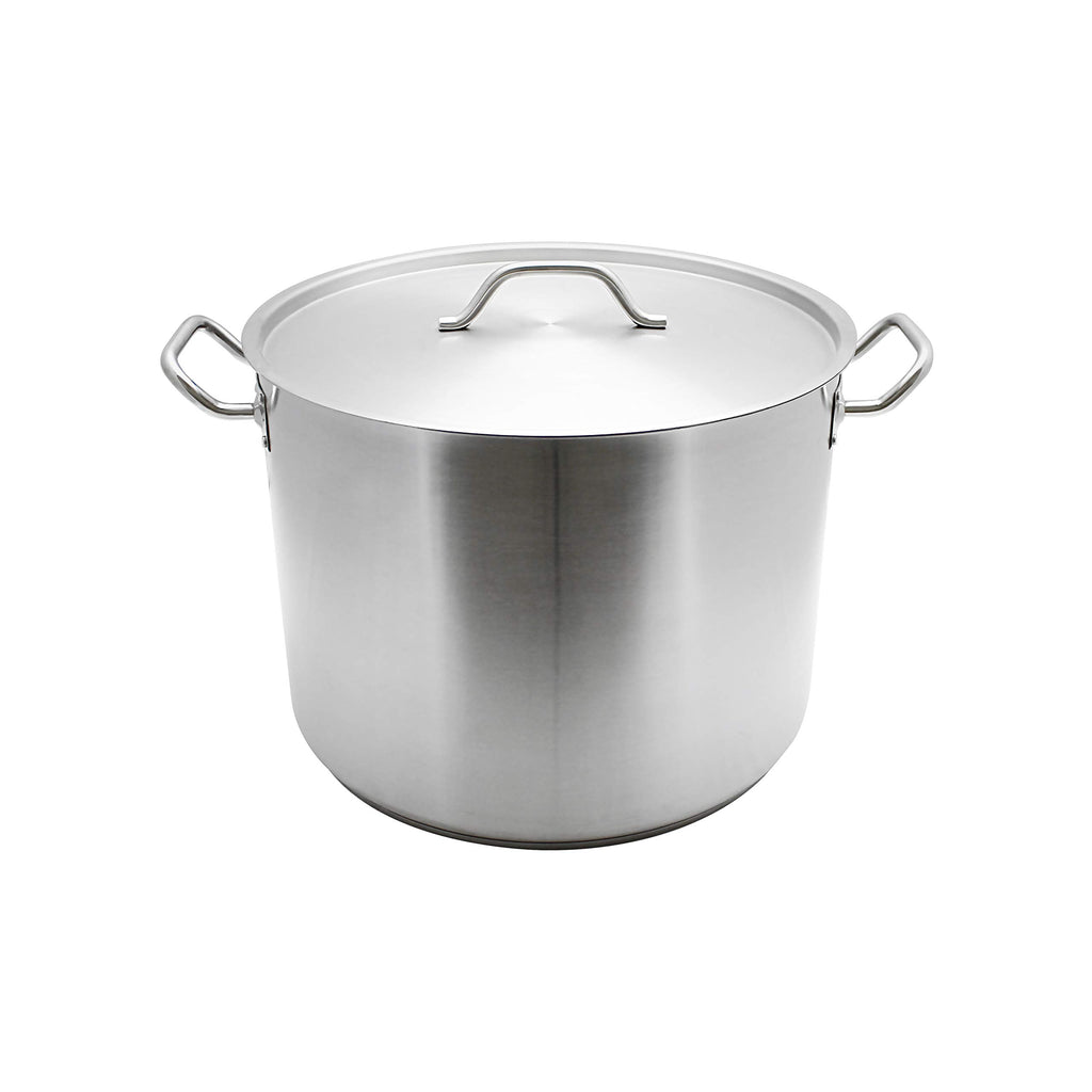60 Qt Stainless Steel Stock Pot with Lid P14785
