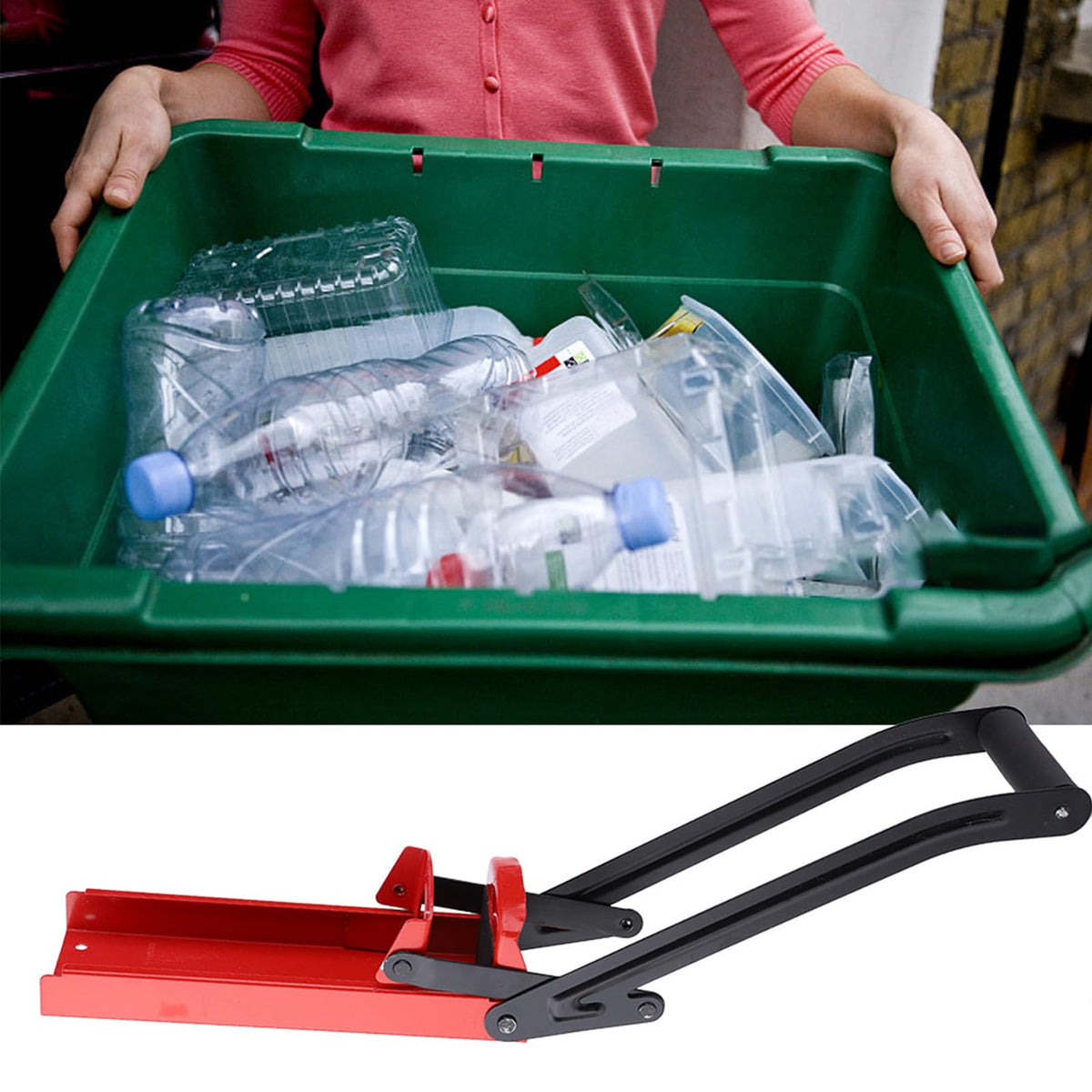Red Steel Can Crusher S139