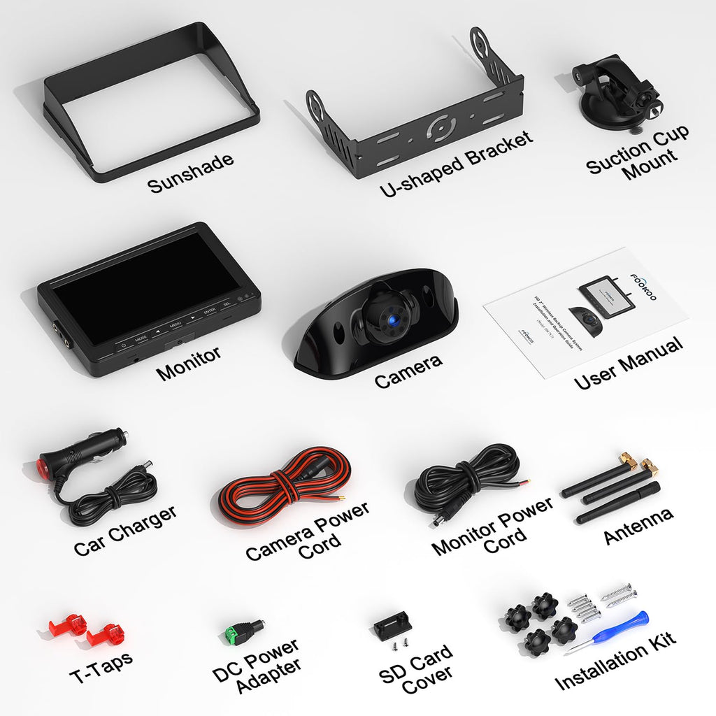 7" Wireless Backup Camera System L111051