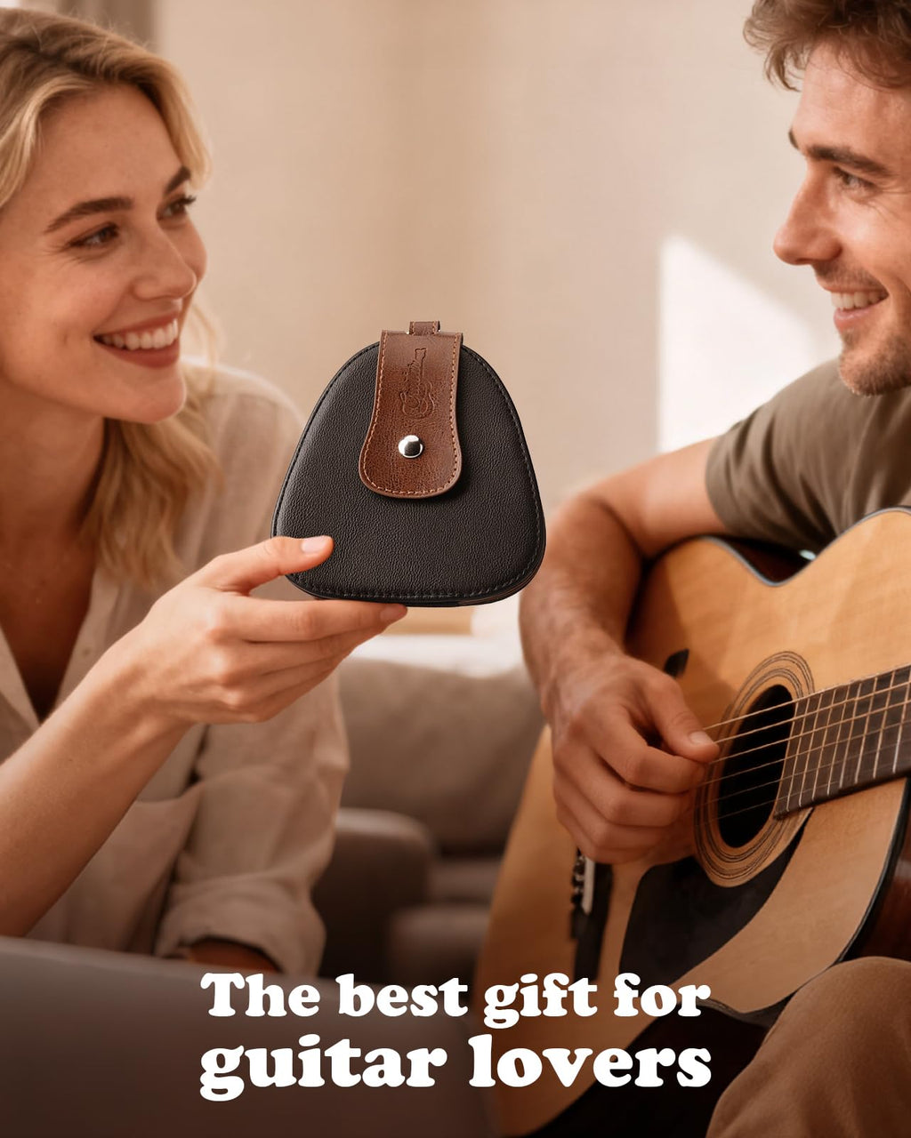 Guitar Picks Holder PU Leather Bag X792