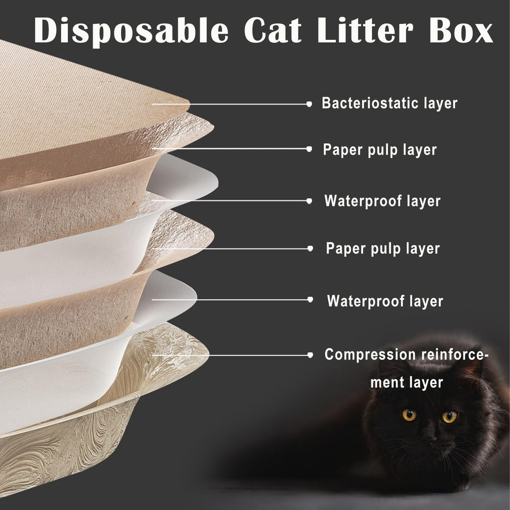 8 Pack Disposable Cat Litter Box G104464