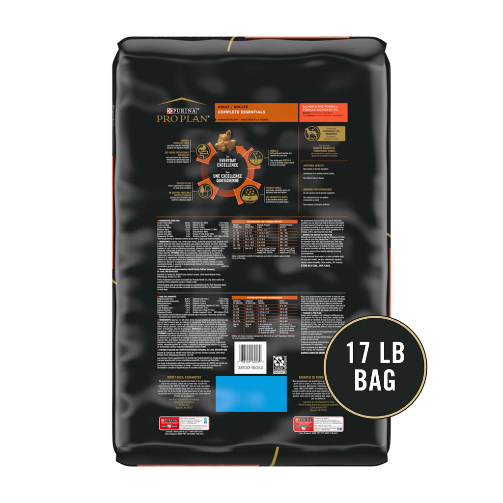 High Protein Salmon & Rice Dog Food 17 lb Bag O4764