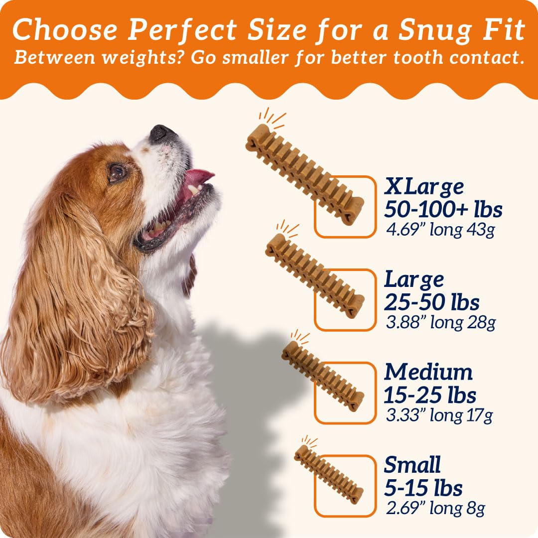 Small Flexible Dog Dental Chews 22Ct T752250