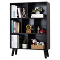 Black 3 Tier Wood Bookshelf P297
