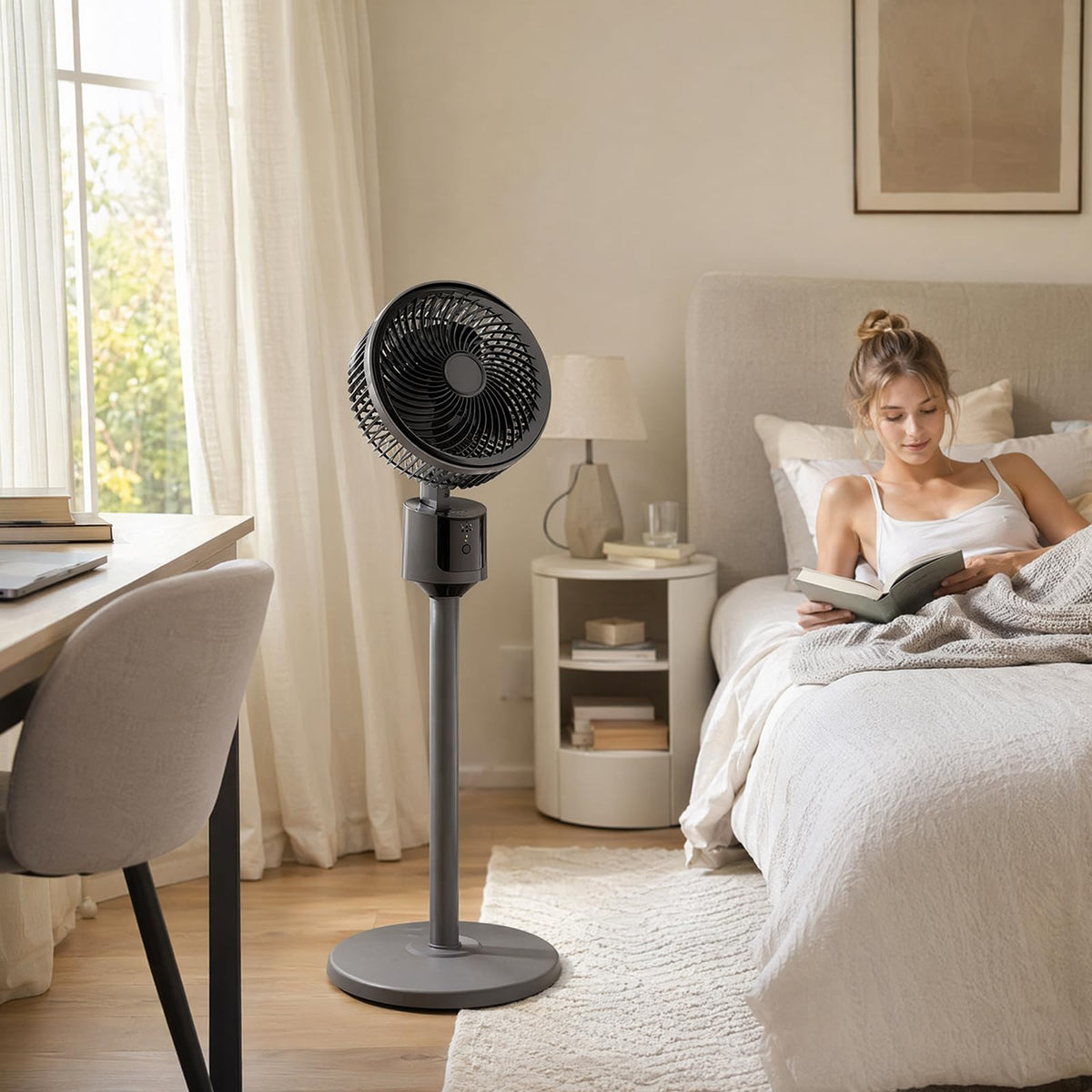USB Powered Standing Floor Fan K857