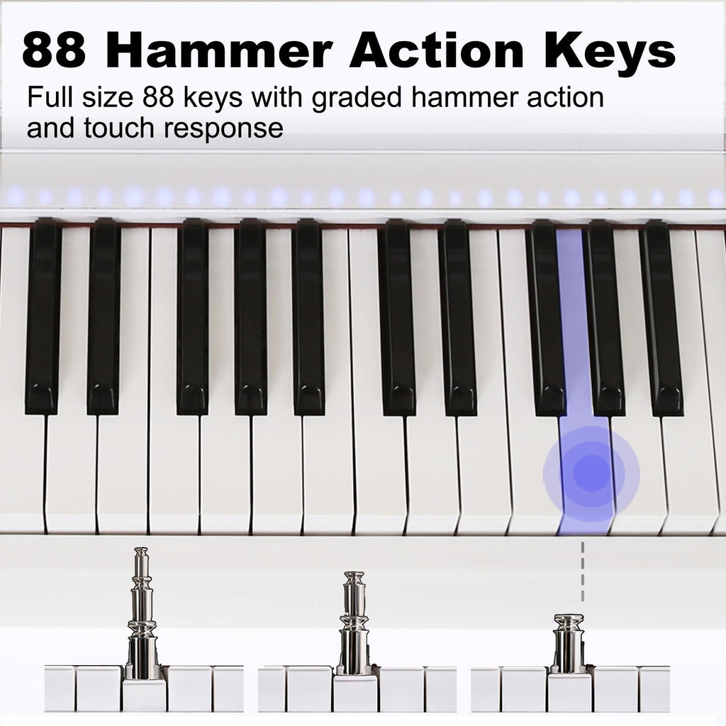 88-Key Weighted Action Digital Piano Keyboard B64766