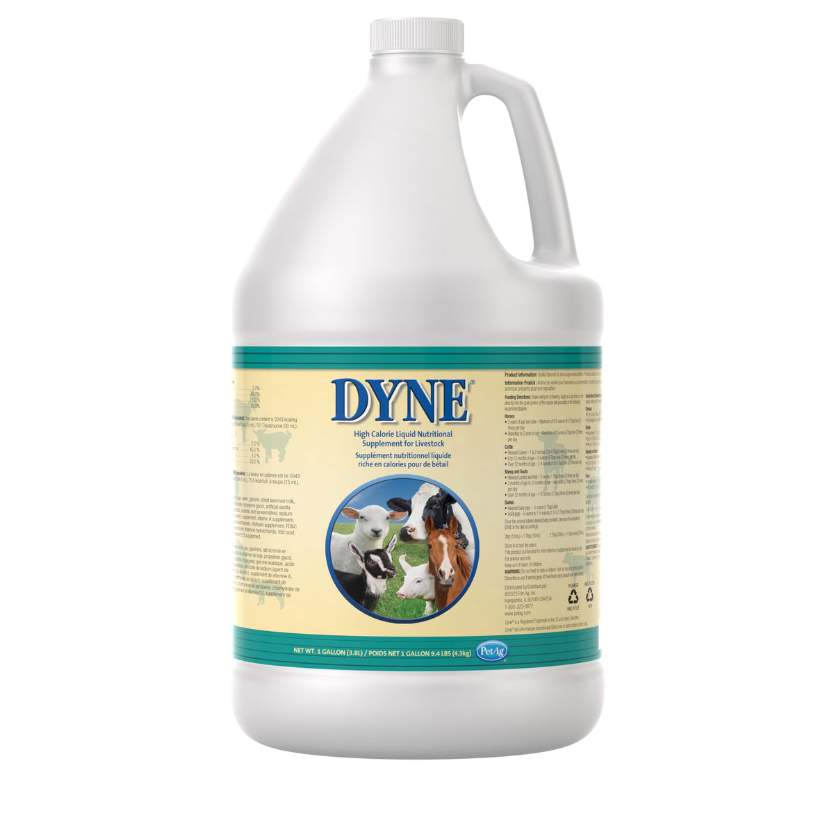 High Calorie Liquid Nutritional Supplement for Livestock 1 Gallon I845