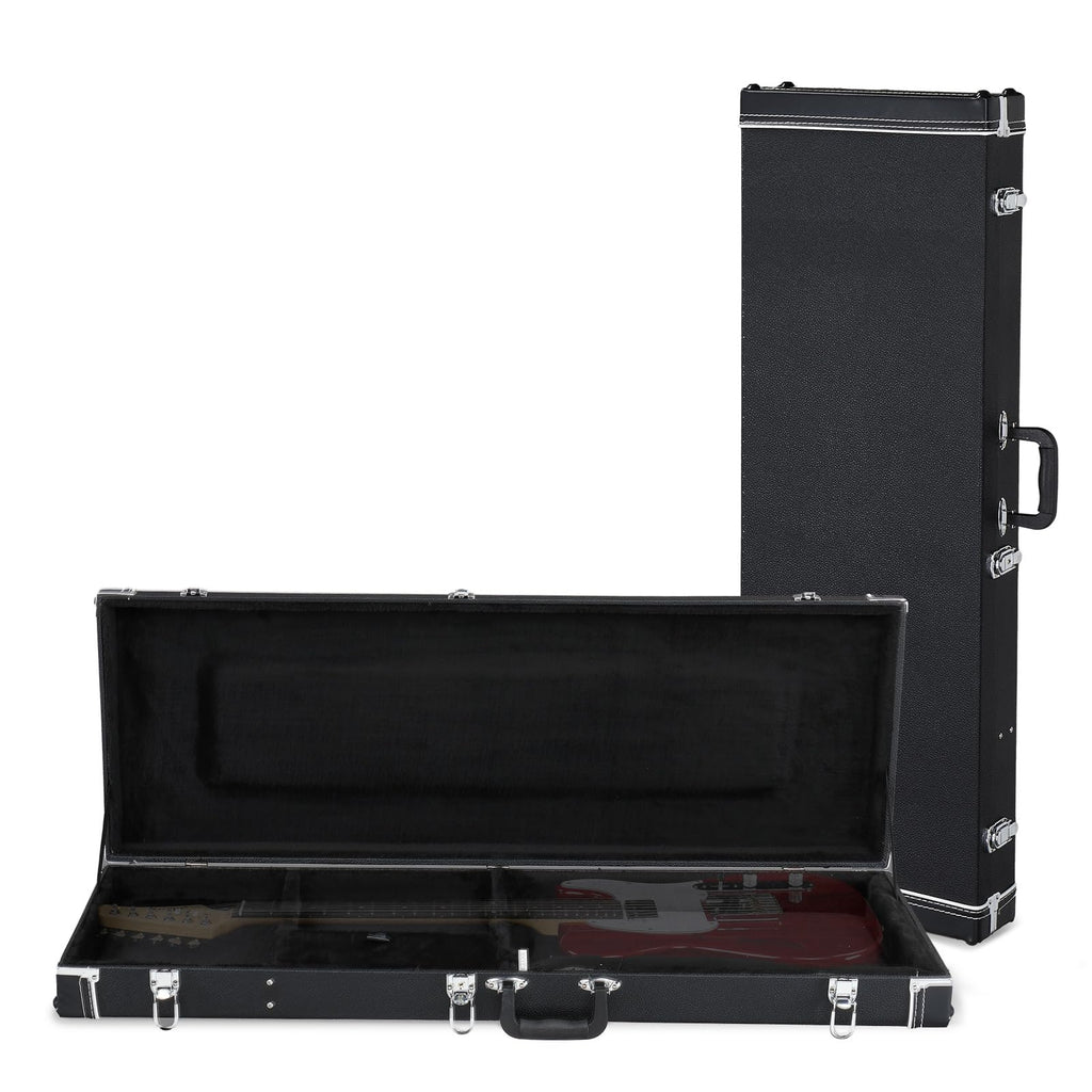 39-Inch Electric Guitar Hard Case with Thickened Padding, Black M84524