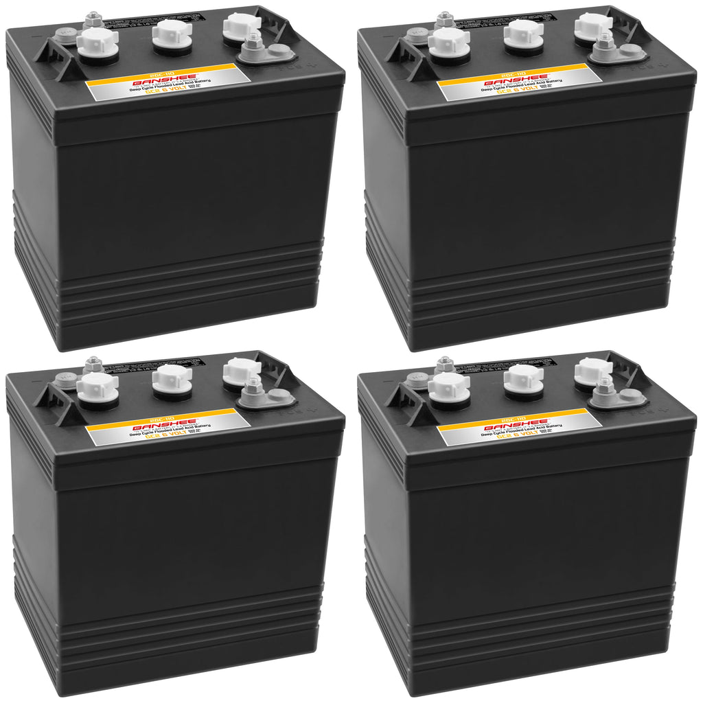 220Ah Deep Cycle Golf Cart Batteries 4-Pack Y321615