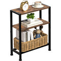 Narrow 2-Tier Side Table with Shelf K61655