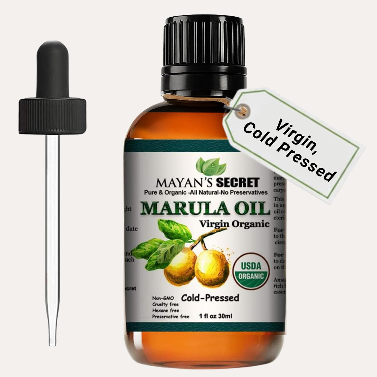 Organic Marula Oil 1 oz X7323