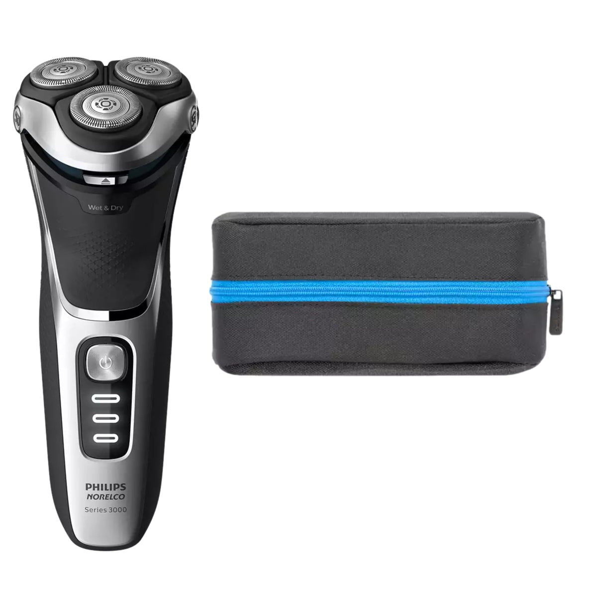 Cordless Rechargeable Wet & Dry Electric Shaver with Pop-up Trimmer N90190
