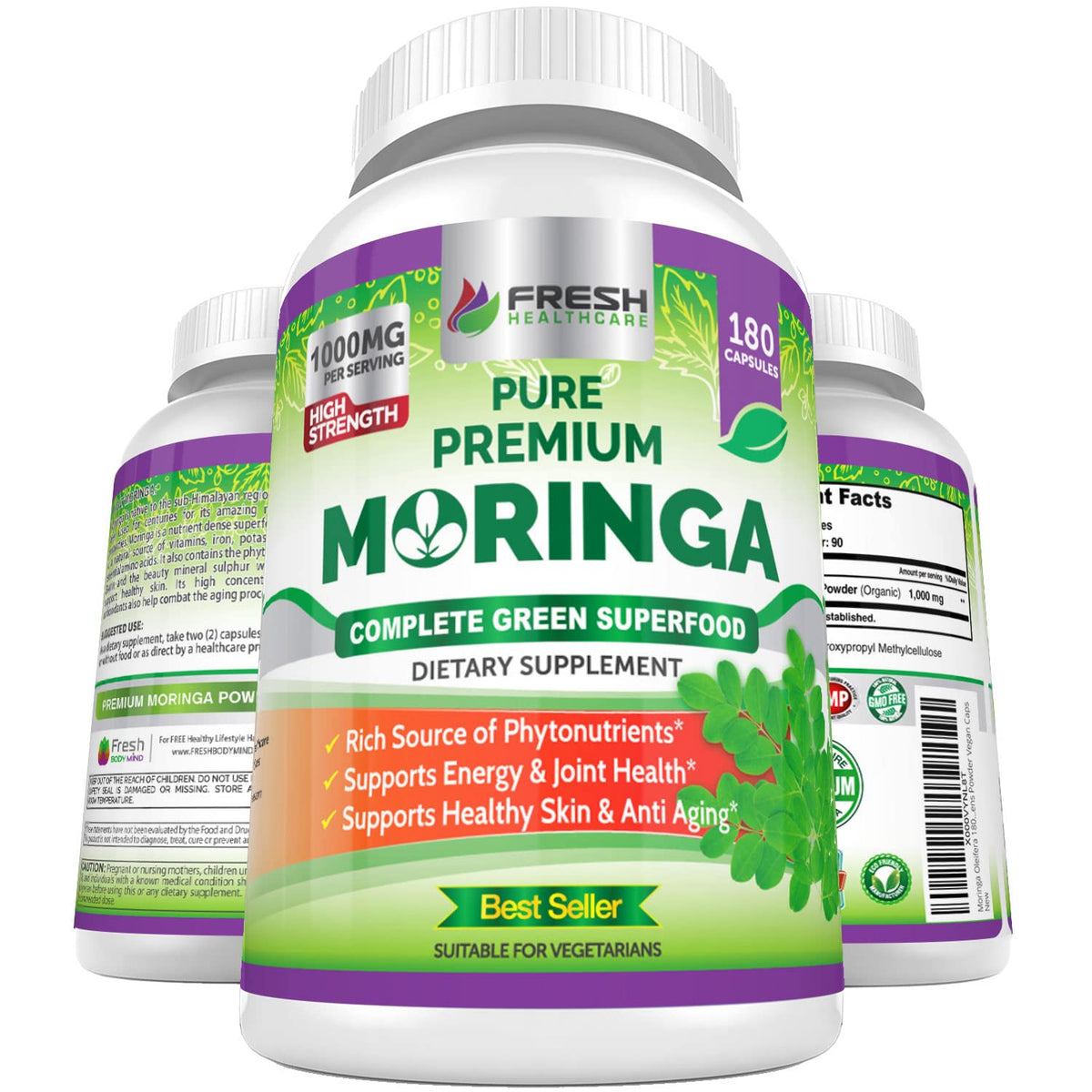 Moringa Capsules 180 Pills U2064