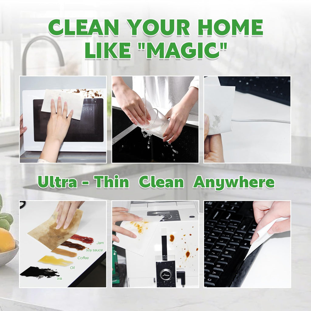 Magic Sponge Eraser Sheets, 52 Pack Dish Wipes Z50406