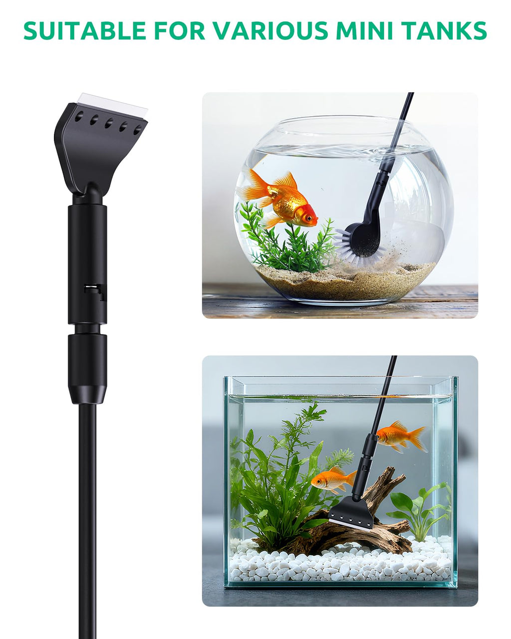 Aquarium Algae Scraper Glass Cleaner Set H56741