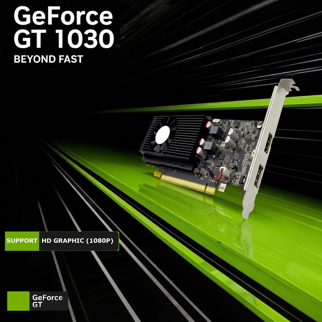 Intel Core i5-8500 16GB DDR4 RAM 256GB SSD GeForce GT 1030 Gaming Desktop Computer V86438