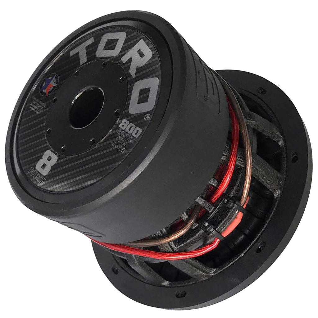 8" Car Subwoofer 800W RMS Dual 4Ω 2.5" Voice Coil J3670
