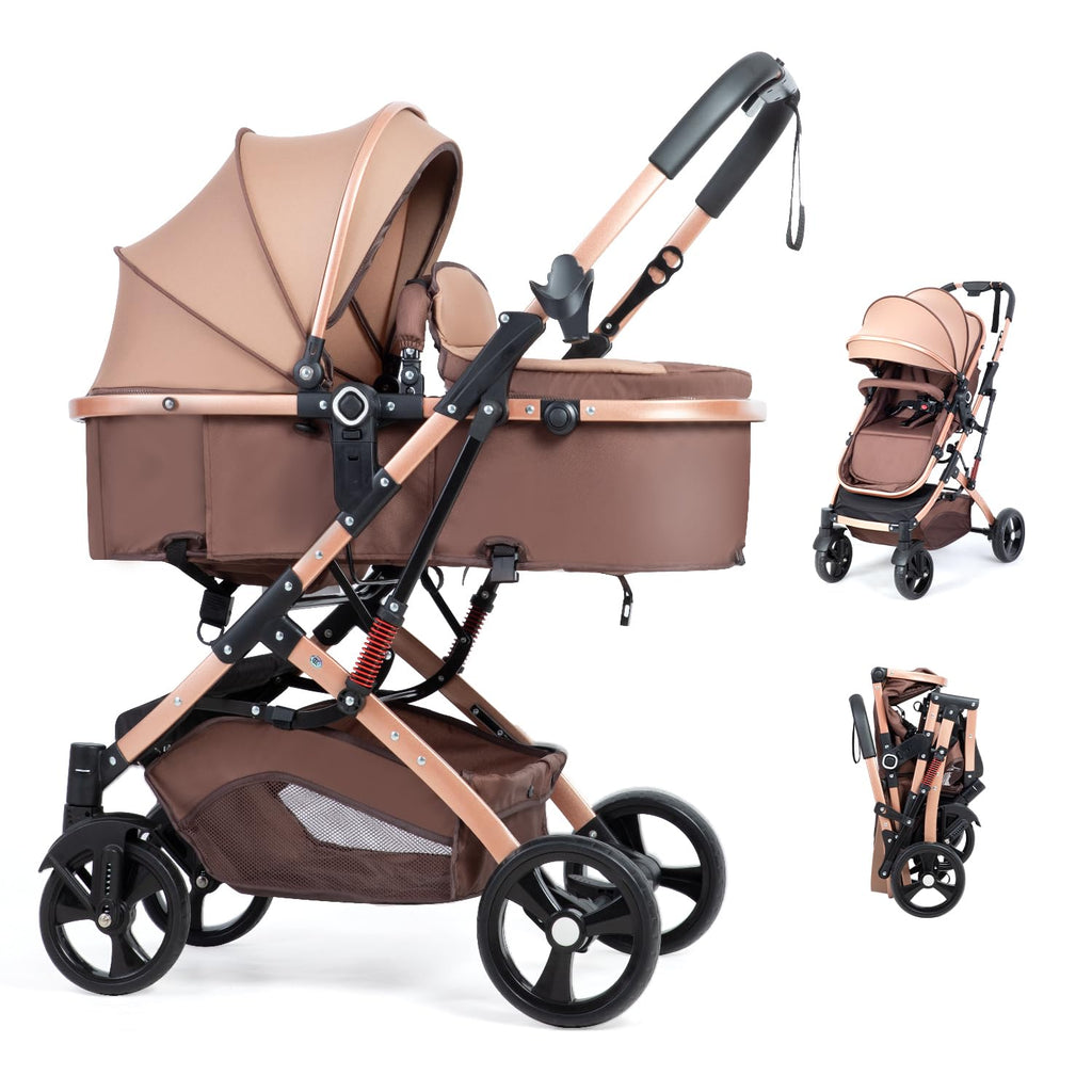 2 in 1 Foldable Baby Stroller with Adjustable Canopy T90242