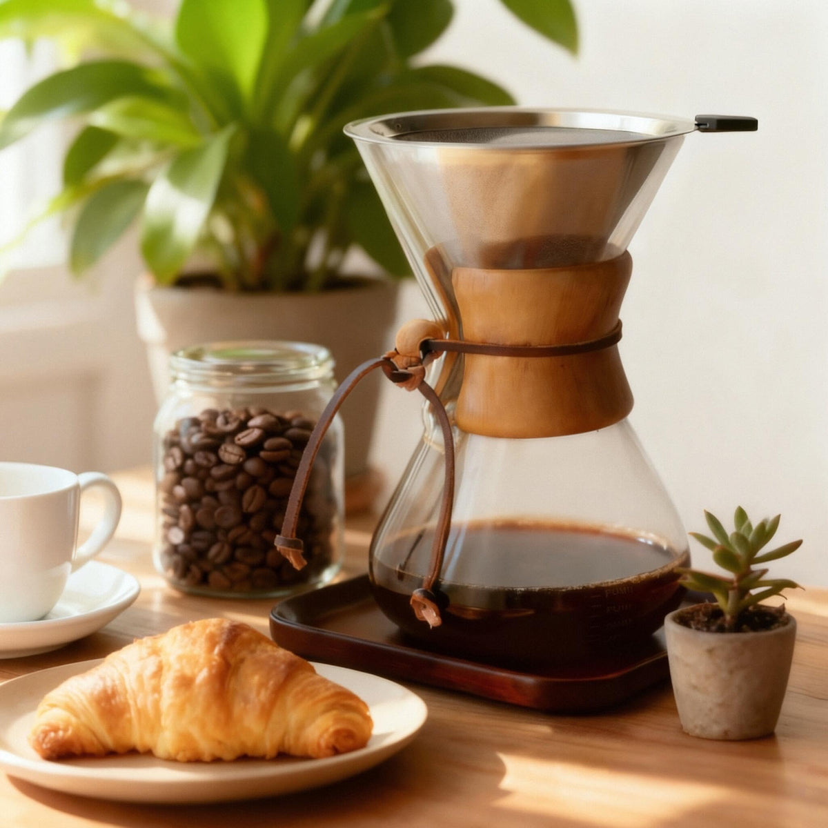 Glass 10 Cup Coffee Pour Over Set B23310