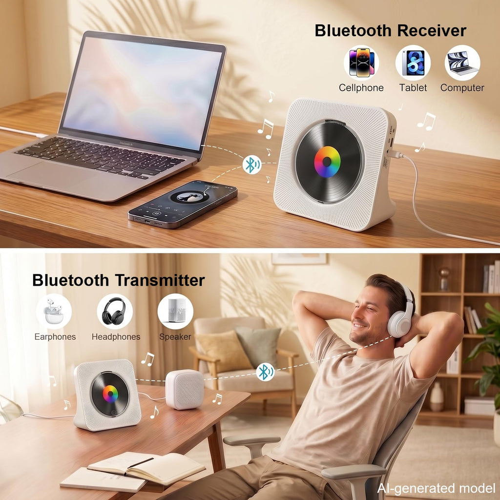 Portable Bluetooth CD Player J388354